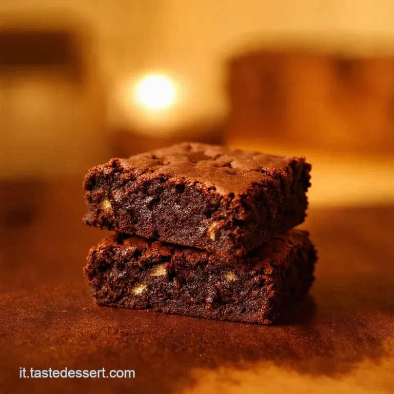 Brownies Fulmine Ricetta Americana Express presentation