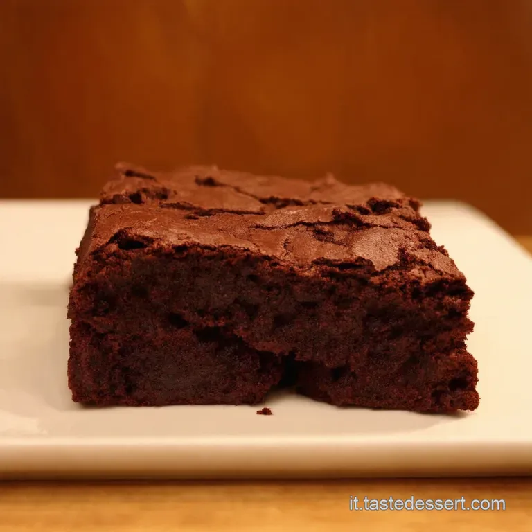 Brownies Vegani Al Cioccolato Fondente E Nocciole presentation