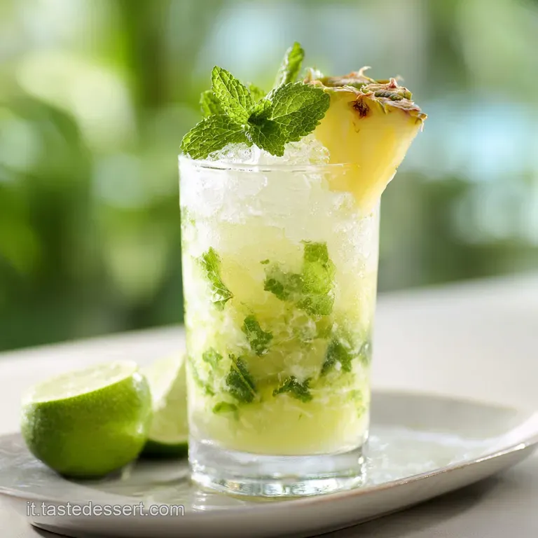 Caipiroska all Ananas: Drink Tropicale e Rinfrescante