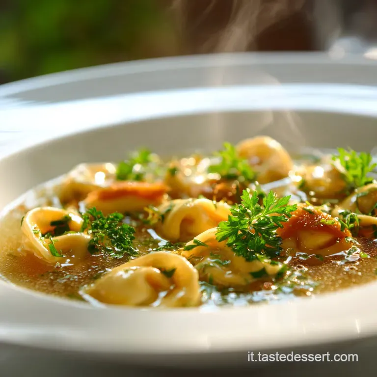 Men&ugrave; Di Natale: Cappelletti in Brodo Tradizionali presentation