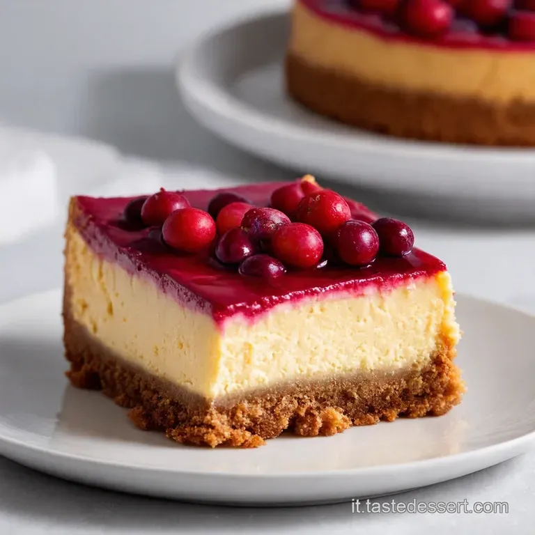 Cheesecake ai Frutti di Bosco con Cuore di Cappuccino e Croccante al Cioccolato