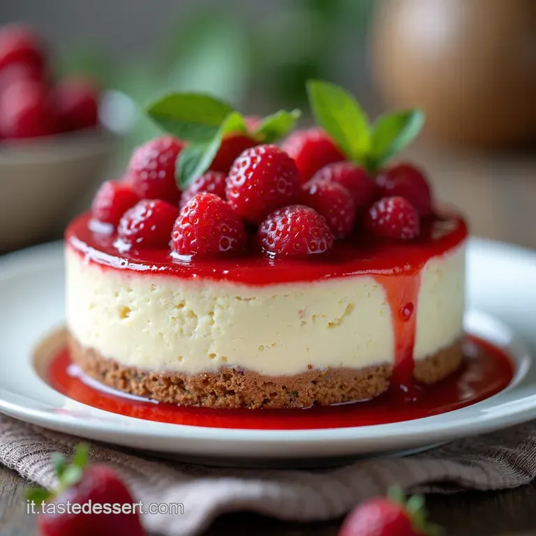 Cheesecake alle Fragole Un Classico Estivo