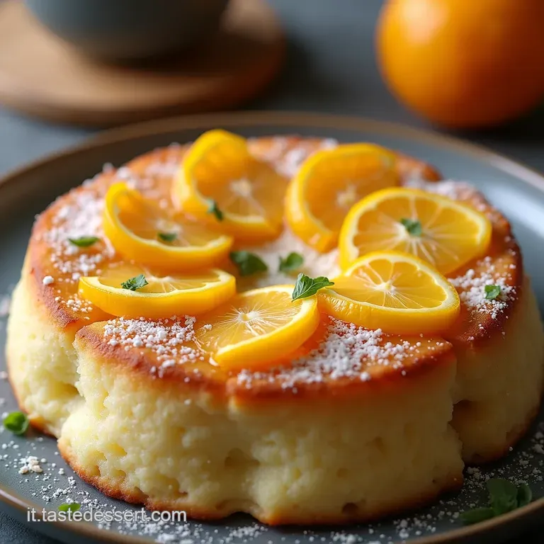 Ciambella della Domenica Soffice e Profumata allArancia Mela e un Velo di Cannella
