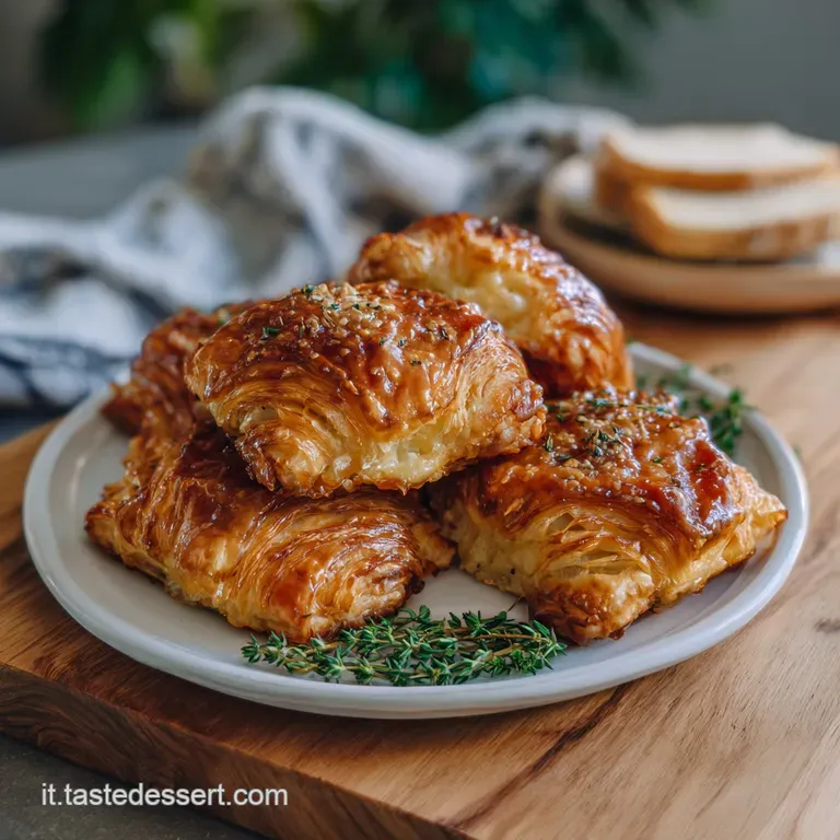 Cornetti Salati Pasta Sfoglia: Croccantezza Veloce