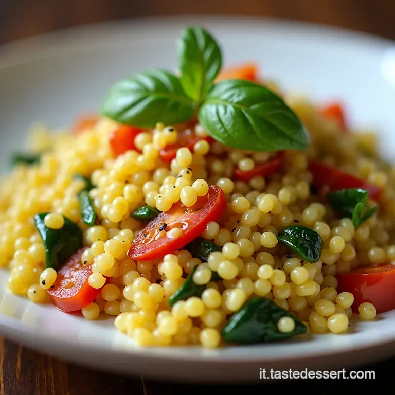 Cous Cous di Verdure UnEsplosione di Sapori Mediterranei
