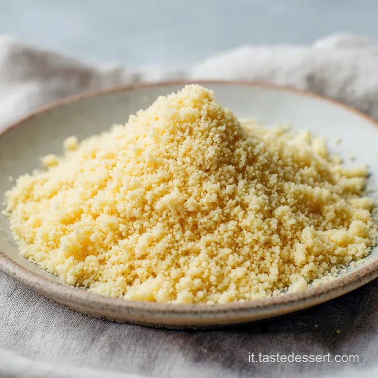 Steaming couscous delicately piled in a white bowl, garnished with vibrant herbs and a drizzle of golden olive oil, a simp...
