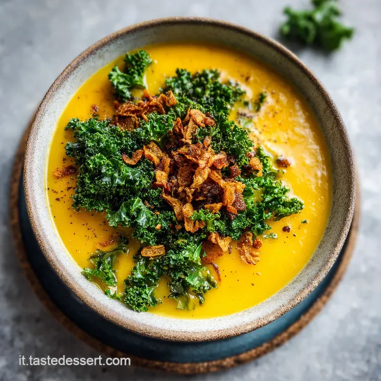 Crema di Zucca e Fagioli con Cavolo Nero