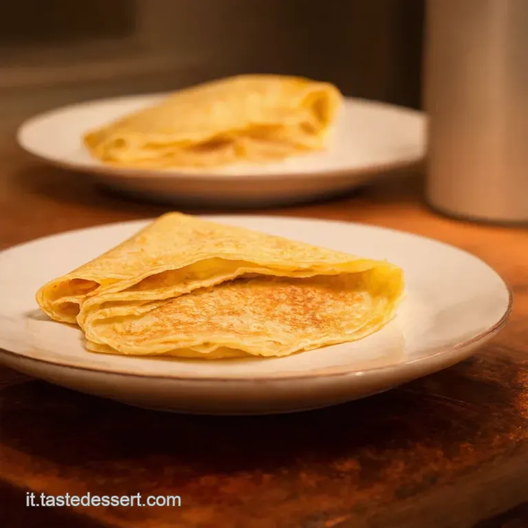 Crepes Salate Farcite Alla Toscana presentation