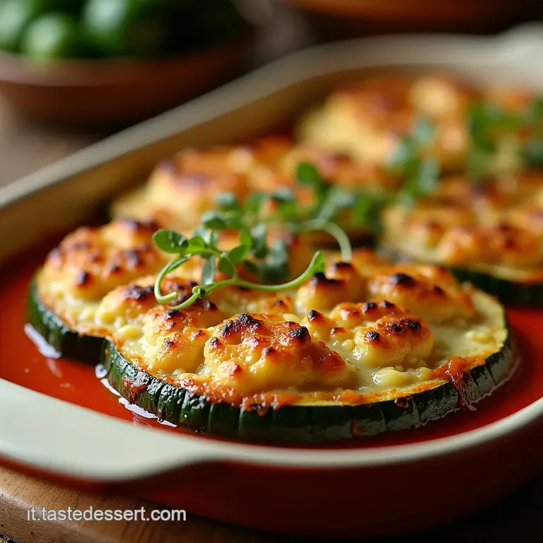 Croccante Di Zucchine Al Forno presentation