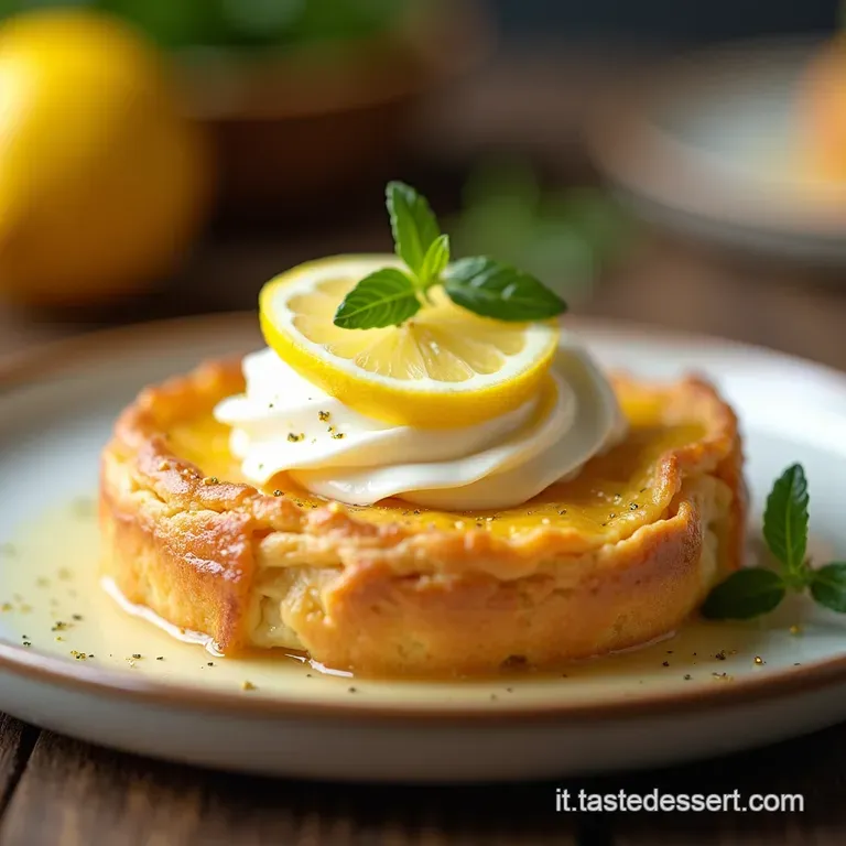 La Regina della Tavola Crostata Classica con Crema Pasticcera Profumata al Limone e Mirtilli Freschi