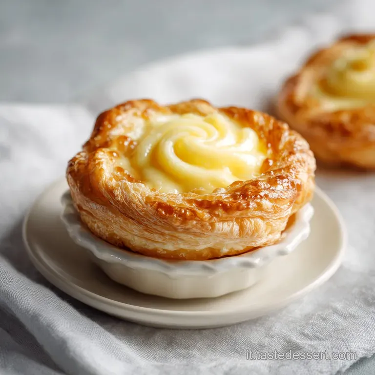 Dolcetti Crema Pasticcera con Sfoglia Veloce