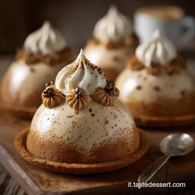 Gingerbread Latte Mousse Domes: La Mousse Speziata per un Natale da Chef