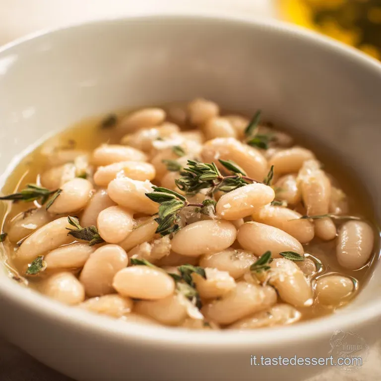 Fagioli cannellini cremosi alle erbe: La ricetta toscana