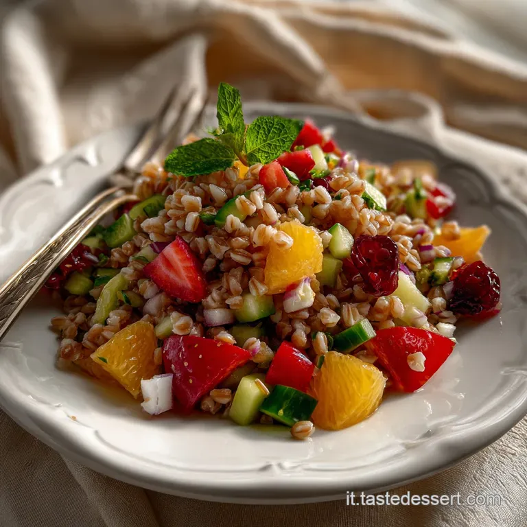La Migliore Insalata Di Farro Mediterranea Fredda Ricetta