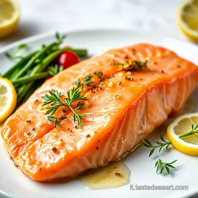 Filetto di Salmone al Limone e Capperi