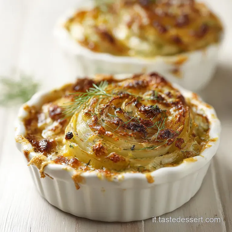 Fennel Gratin Mediterranean Style