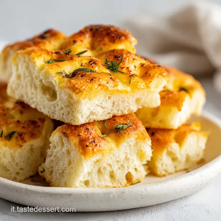 Focaccia Friggitrice Aria Senza Lievitazione