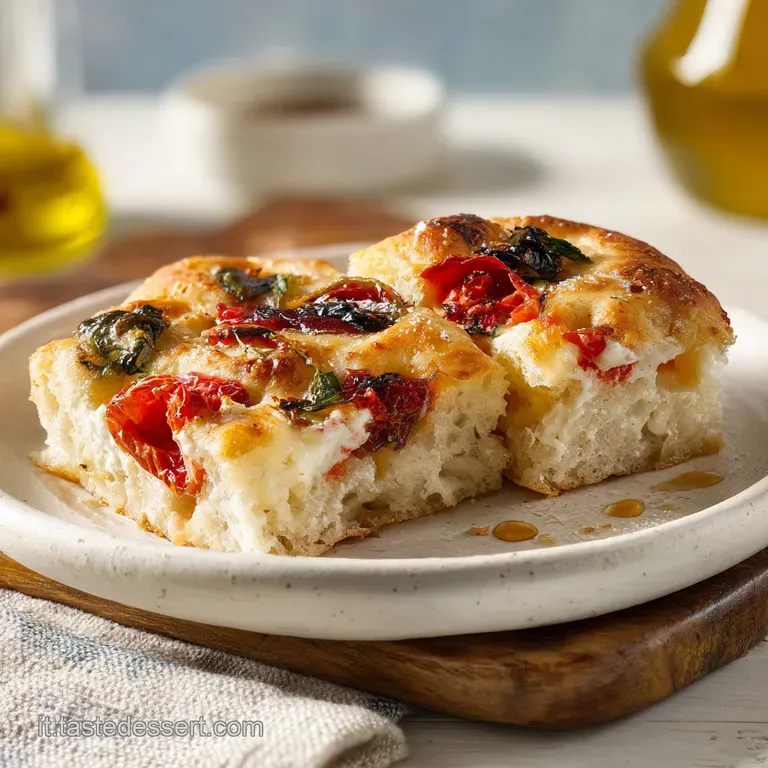 Focaccia Veloce Stracchino con Lievito Istantaneo