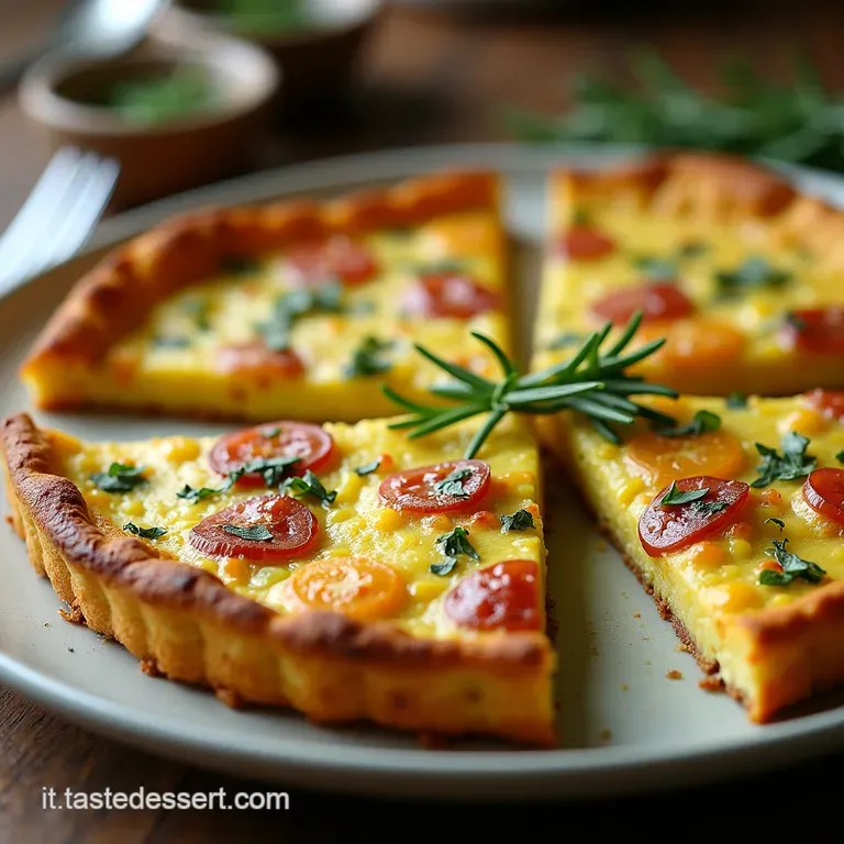 Frittata Rustica Svuota Frigo con Ceci Croccanti al Rosmarino