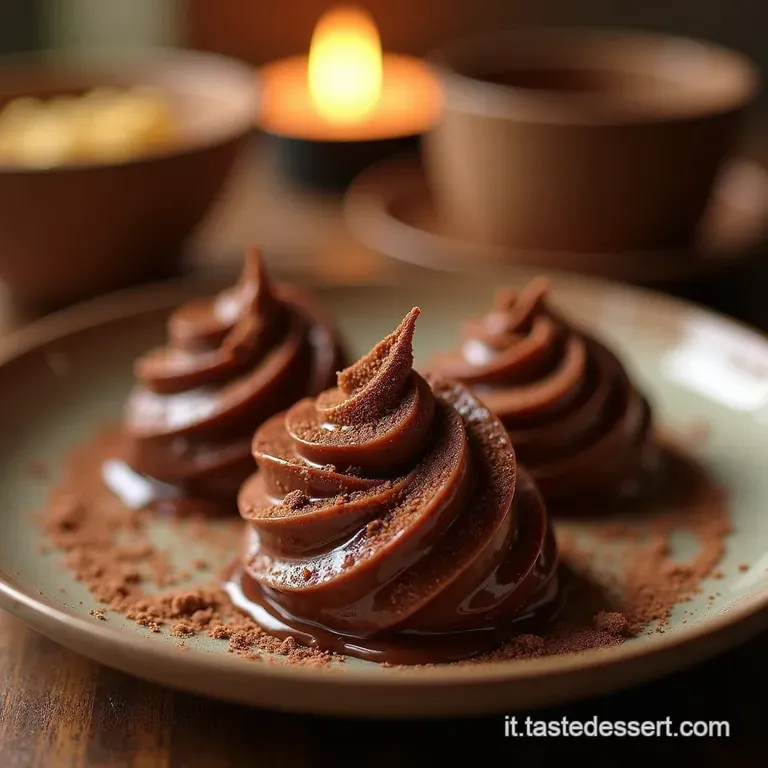 Frollini Al Cacao Intensi Con Cuore Di Gocce Di Cioccolato Fondente presentation