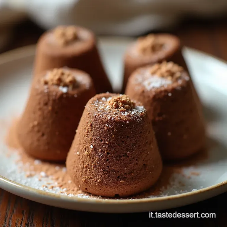 Frollini al Cacao Intensi con Cuore di Gocce di Cioccolato Fondente