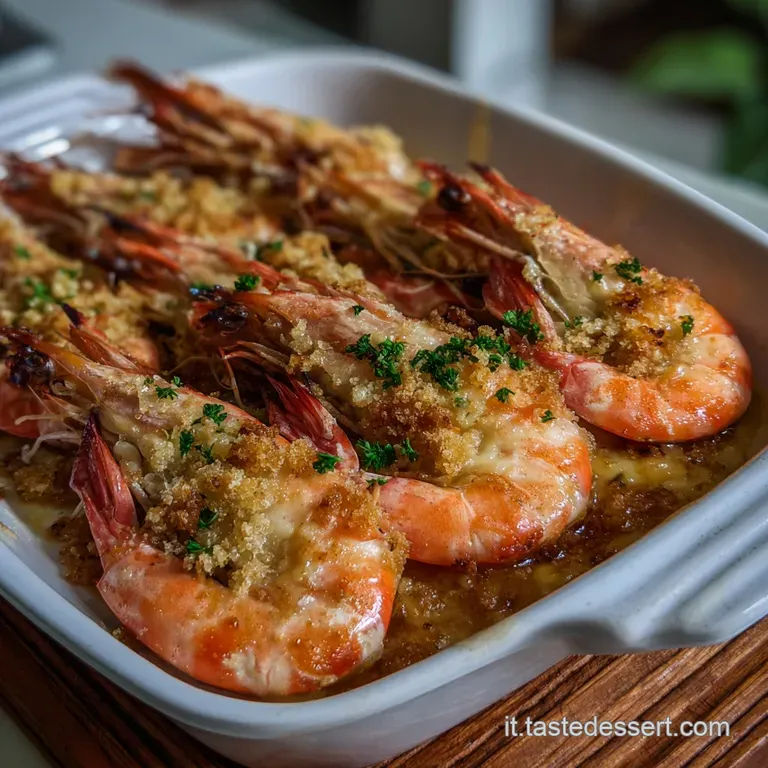 Gamberoni Al Forno Ricetta Succulenta