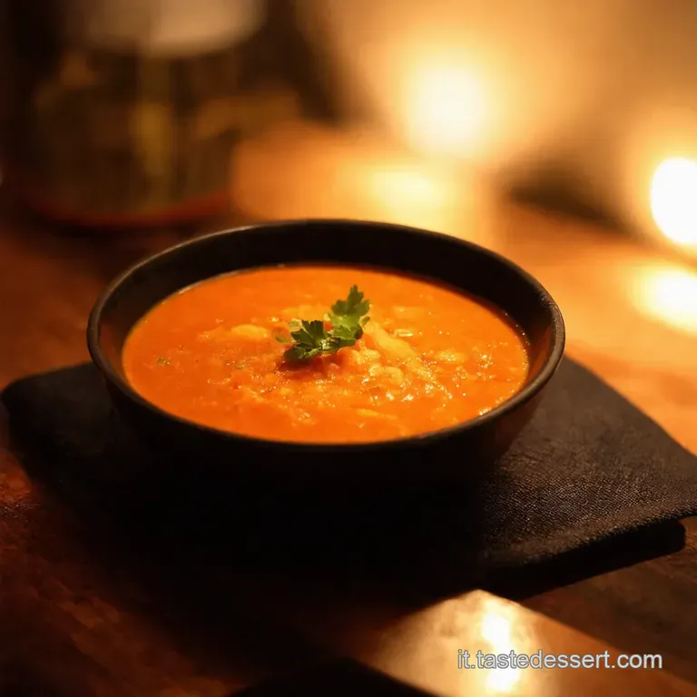 Gazpacho Andaluz La Ricetta Originale presentation