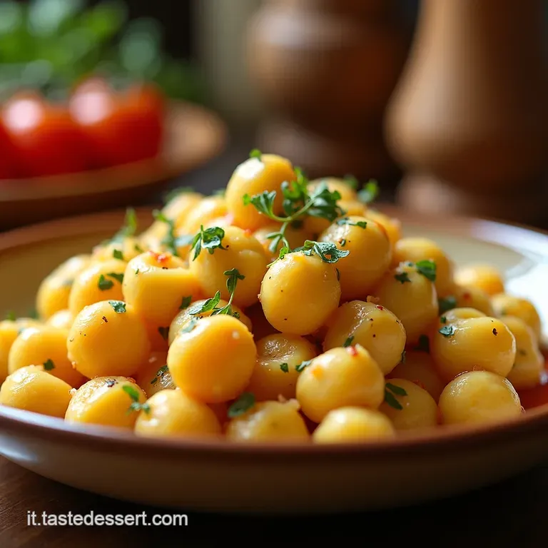 Gnocchi Di Patate Fatti in Casa presentation