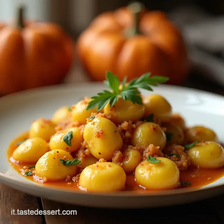 Gnocchi Di Zucca Della Nonna Ricetta Originale presentation