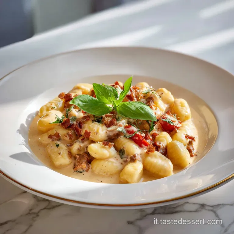 Gnocchi Salsiccia e Stracchino: Crema Vellutata