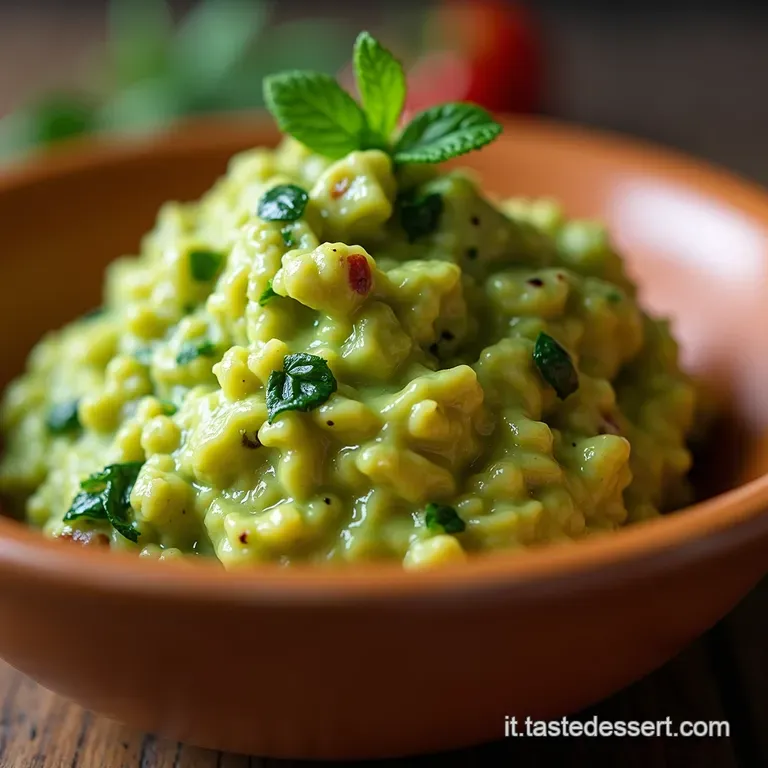 Guacamole allItaliana Avocado Pomodorini e Basilico