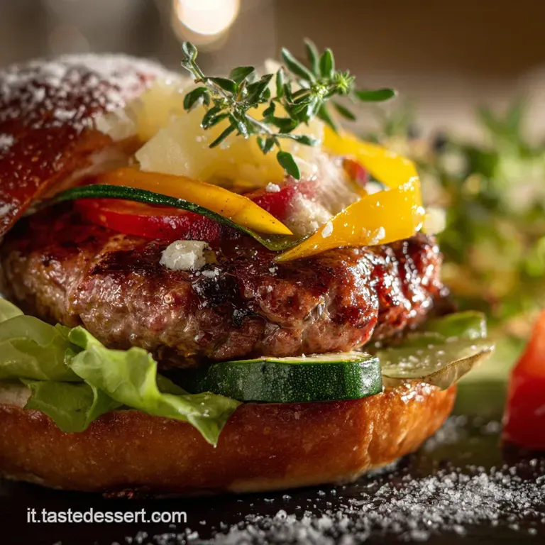 Hamburger allitaliana La ricetta gourmet che omaggia i sapori del Sud