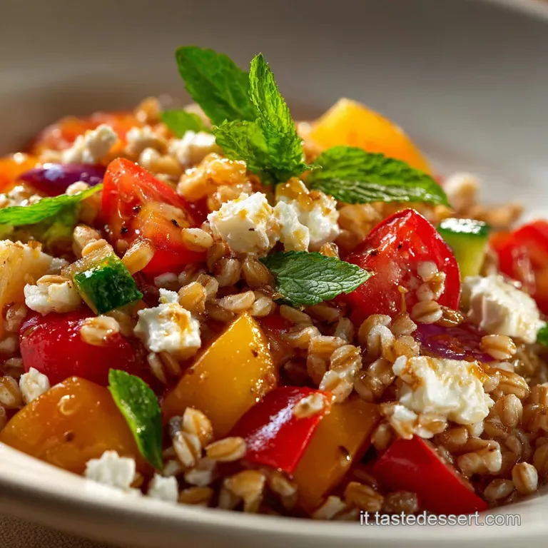 Insalata di farro greca la ricetta estiva fresca e infallibile