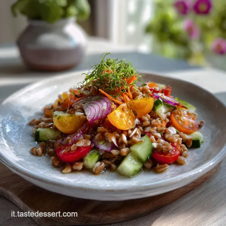 Ricetta Insalata di Farro con Verdure: Freschezza Garantita
