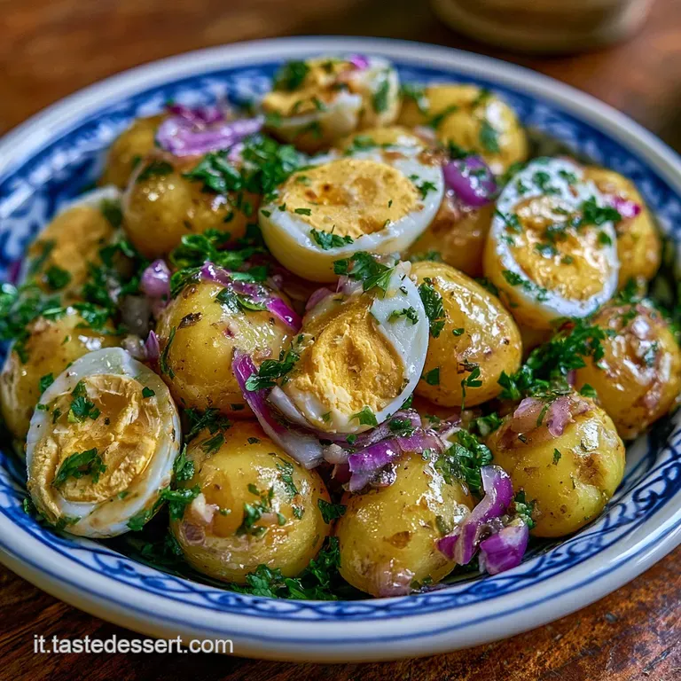 Insalata Patate E Uova: Cremosa con Cipolla