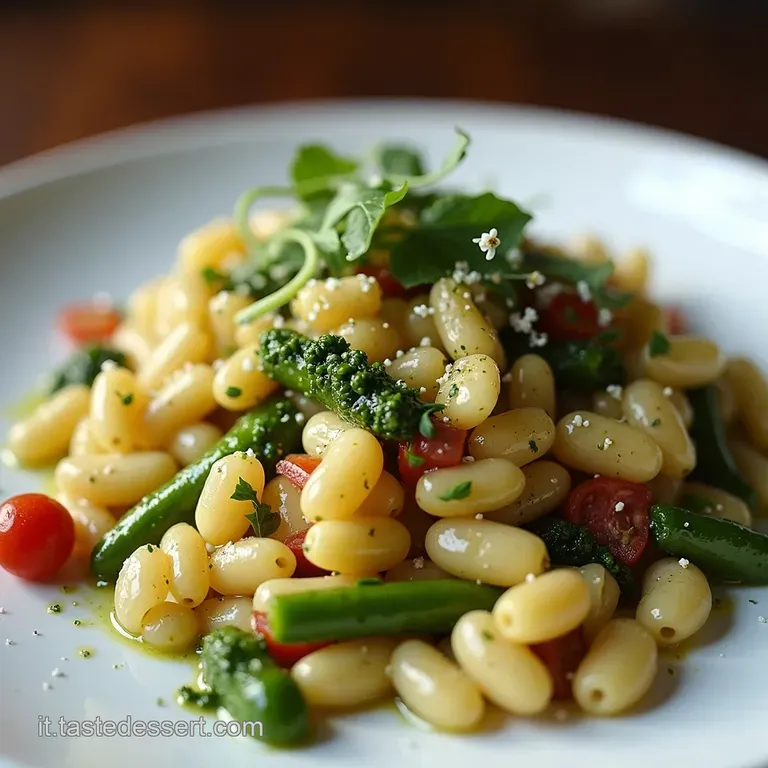 Insalata Tiepida di Orzo Verdure e Pesto Trapanese