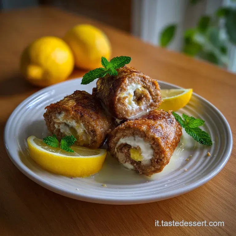 Involtini Al Limone Kalbsrllchen: Morbidezza Suprema presentation