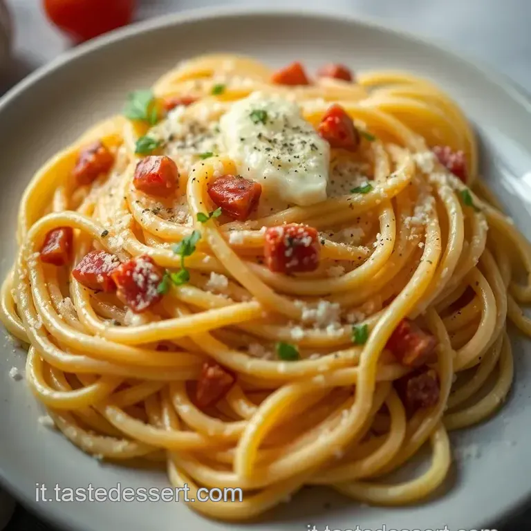 La Carbonara Perfetta: Un Classico Romano Autentico presentation