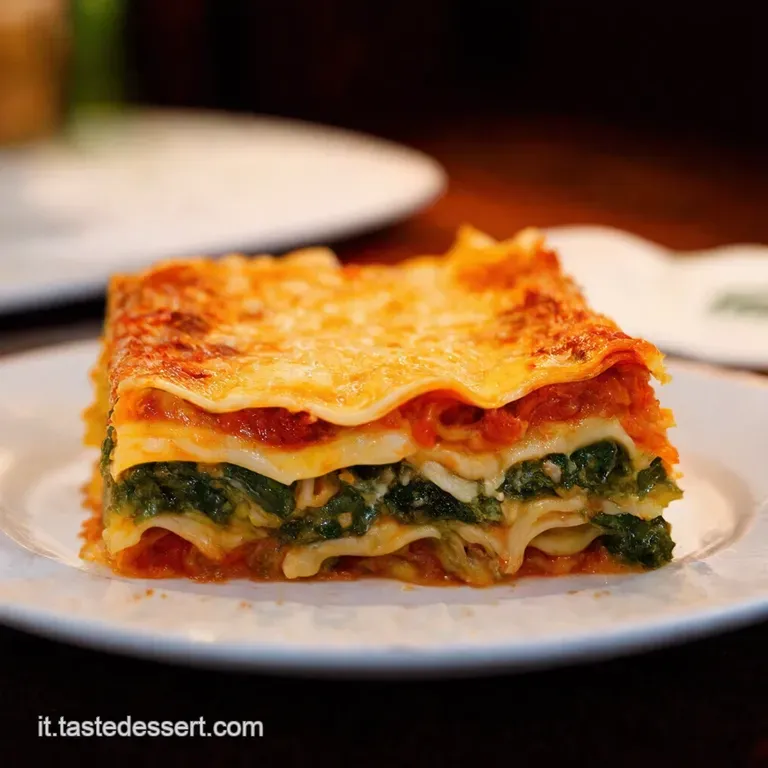 Lasagna Arcobaleno Di Verdure presentation