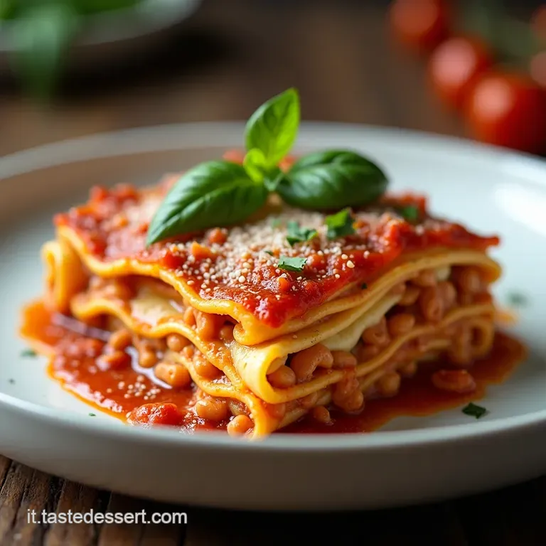Lasagna con Zucca Salsiccia e Scamorza Affumicata