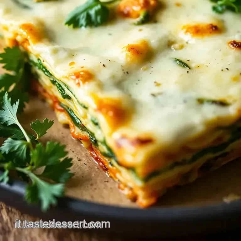 Lasagna Di Verdure Arcobaleno presentation