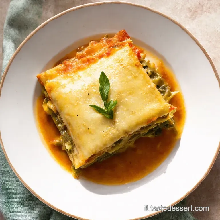 Lasagna Primavera ai Carciofi Un Abbraccio di Sapori Italiani