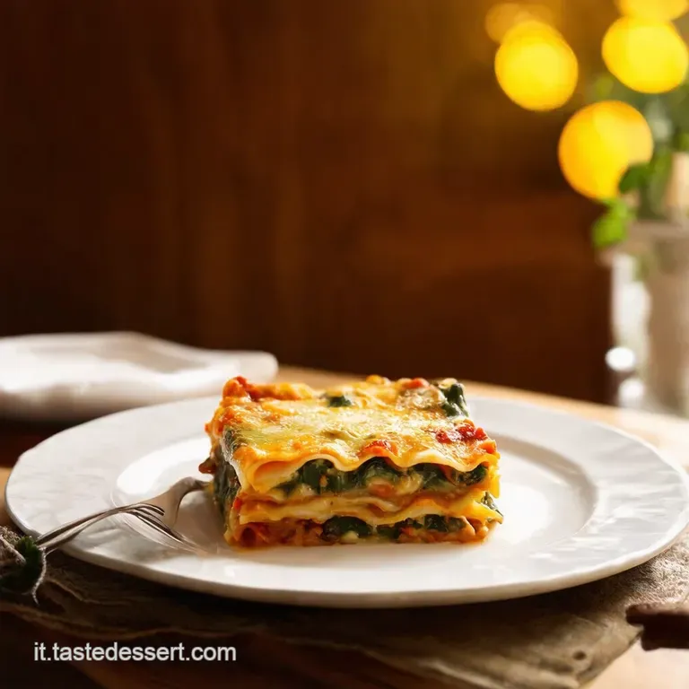 Lasagna Primavera Un Giardino Di Verdure Al Forno presentation