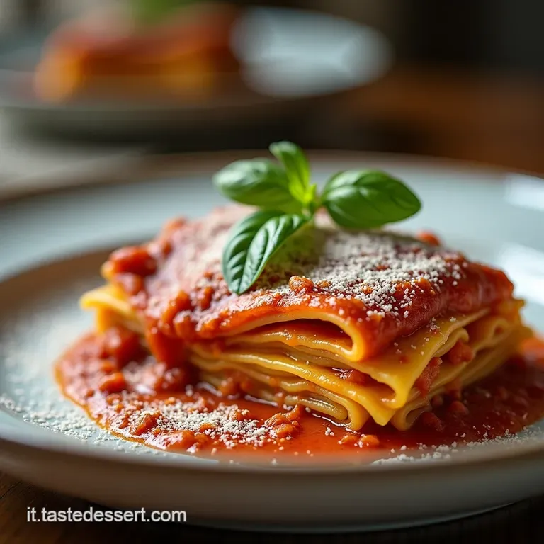 Nuvole di Natale Lasagne al Rag&ugrave; Bianco di Vitello e Profumo di Porcini