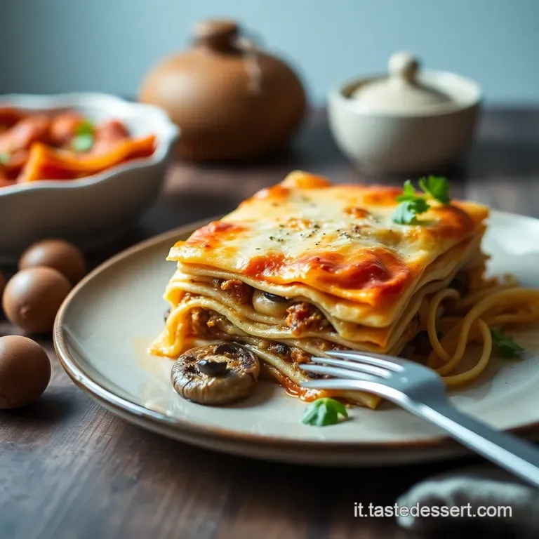 Lasagne Funghi e Salsiccia: Un Classico Rielaborato