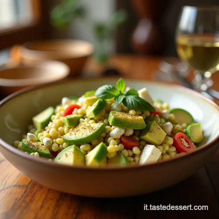 Linsalata Del Sole Ceci Cremosi Feta Sapida E Avocado Setoso presentation