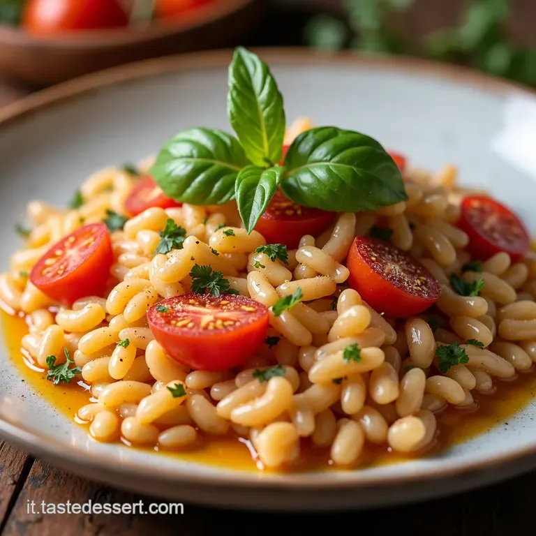 LInsalata di Riso Perfetta Fresca Bilanciata e Pronta per la Tavola Estiva