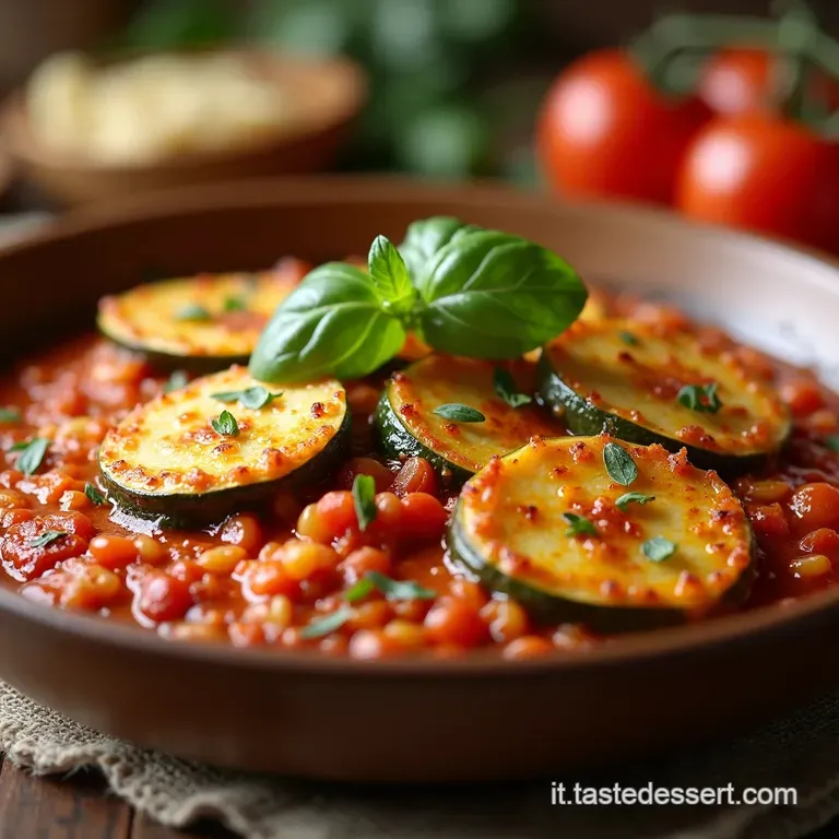 Melanzane Alla Pizzaiola in Padella presentation