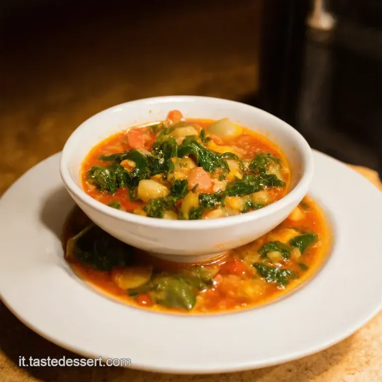 Minestrone Di Verdure presentation