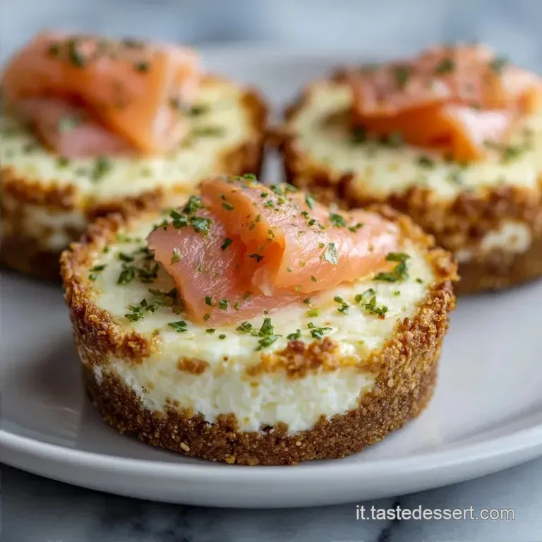 Mini Cheesecake Salate Salmone: Raffinate e Fresche